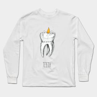 Candle teeth Long Sleeve T-Shirt
